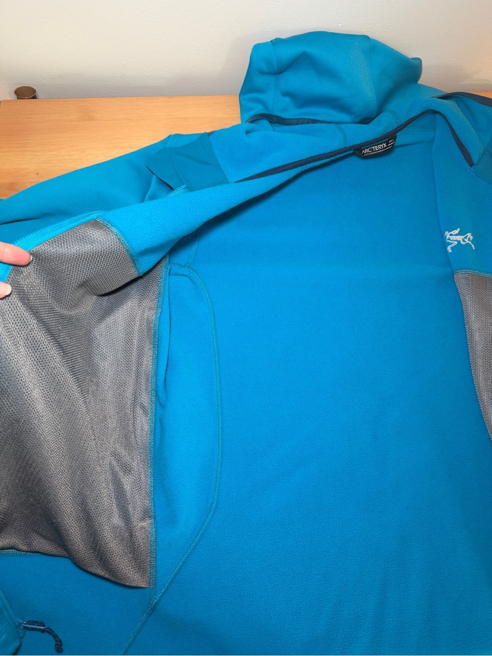 Arc'teryx Men's Arenite Hoody Fleece Jacket Blue Size Large - Picture 10 of 14